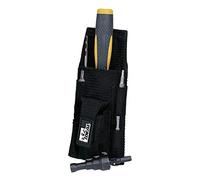 IDEAL Electrical 35-927 Twist-A-Nut Carrying Pouch - 4 in. x 9.2 in., Screwdriver Tool Kit Bag with Metal Belt Clip, Nylon Craftsmanship, 8-Storage Pockets