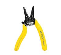 Ideal Electrical 45-655 Reflex Super T Stripper - 10-18 AWG Solid, 12-20 AWG Stranded, Yellow, Wire Stripper, Plier Nose, Slide Lock, Textured Grips