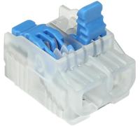 Ideal Electrical in-Sure Lever Wire Connector,12 AWG, 2-Port (30-01L22), Bag of 10-Compact Releasable Connectors for Solid and Stranded Wires