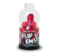 IDEAL FLIP EMS | Cherry Cola Scented Soft, Squishy Bottle Flipping Character | Inspired By Bottle Flipping Craze | Create Freestyle Tricks | Solo or Party Game | Ages 5+ | Christmas or Birthday Gift
