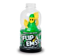 Ideal | FLIP EMS: Lemon & Lime Scented Soft & Squishy Bottle Flipping Character | Inspired by the bottle flipping craze - what tricks will you create? | Bottle Flipping | Party Game | Ages 5+