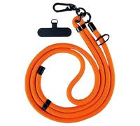 Ideal Friendly Phone Holder - Nylon Anti-theft Phone Lanyard Holder Multifunctional Legal Card Strap for Most Smartphones, Travel Accessories, Orange1, riferimento alla descrizione