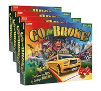 IDEAL, Go for Broke: The Game You Win By Losing a Million, Classic Games, for 2-4 Players, Ages 8+ (Pack of 4)