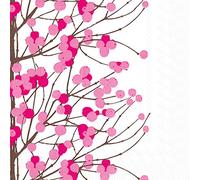 Ideal Home Range 20 Count Boston International Marimekko 3-Ply Paper Lunch Napkins, 6", Pink Lumimarja