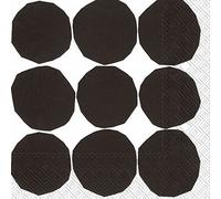 Ideal Home Range L606479 Marimekko 20 Count Paper Luncheon Napkins, Kivet Black/White