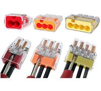 Ideal in-Sure 2-Port x10, 3-Port x10, 4-Port x10, Non-Twist Connector for Solid, Stranded, and Tin Bonded Wire