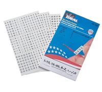 Ideal Industries 44-109 Plastic-Impregnated Cloth Self-Sticking Wire Marker Booklet 1/4 inch x 1-1/2 inch Legend