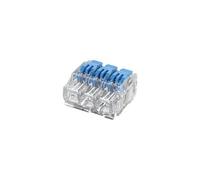 Ideal Industries Blue 32A 3 Port Lever Connector - 4.00mm², Pack Of 30