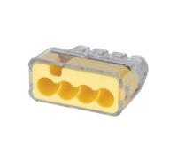 Ideal Industries Yellow 32A Push-In Wire Connector - 4.00mm², Pack Of 10