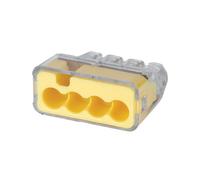 Ideal Industries Yellow 32A Push-In Wire Connector - 4.00mm², Pack Of 40
