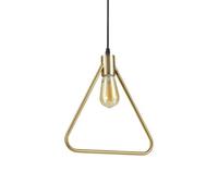 Luminosa Lighting Luminosa Abc 1 Light Ceiling Pendant Antique Brass, E27