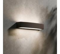 Ideal Lux Andromeda outdoor wall lamp, coffee, width 45 cm E27