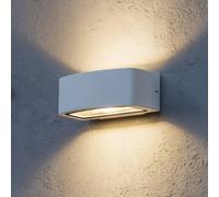 Ideallux Ideal Lux Andromeda outdoor wall lamp, white, width 22 cm, aluminium