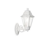 Fumagalli Anna Large Single Light Outdoor Wall Lantern in White Finish