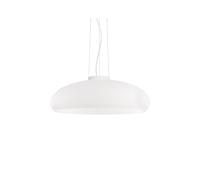Aria 1 Light Small Dome Ceiling Pendant White E27 Netlighting White One Size