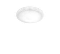 Ideal Lux Atrium Integrated Led Patterned Glass Flush Ceiling Light White 3600Lm 3000K