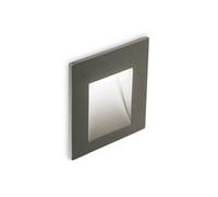 Ideal Lux Bit 3000K LED Recessed Outdoor Wall Light in Anthracite Grey Finish