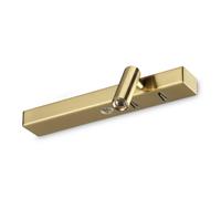 Ideal Lux Bonne Nuit Right Led Reading Wall Light Brass 3000K
