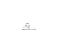 Ideal Lux Bow LED Medium Switched Picture Light in a Chrome Finish