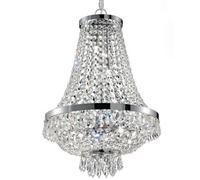 Caesar Decorative Grand Chandelier Chrome G9 Netlighting Grey One Size