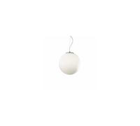 Ideal Lux Candy 1 Light Medium Globe Ceiling Pendant White, E27
