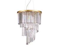Ideal Lux Carlton 12 Light Pendant Light Gold, E14