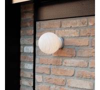 Ideal Lux Carta wall light, white, plastic, Ø 10 cm