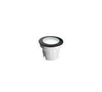 Luminosa Lighting Luminosa Ceci Led 1 Light Large Outdoor Recessed Light Black Ip67
