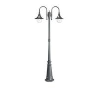 Luminosa Lighting Luminosa Cima Outdoor Lamp Post 2 Lights Anthracite Ip43, E27