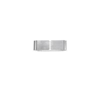 Ideal Lux Clip 2 Light Indoor Large Wall Light Silver, E27