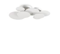 Ideal Lux Cloud Circles Decorative Flush Ceiling Light White 74Cm 3000K