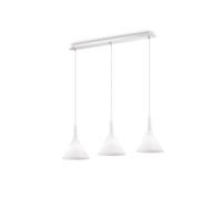 Ideal Lux Cocktail 3 Light Bar Ceiling Pendant in White Finish