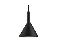 Ideal Lux Cocktail Single Light Small Ceiling Pendant in Black Finish