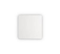 Ideal Lux Cover Small Square LED Flush Wall Fitting in White Finish
