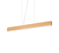 Ideal Lux Craft Integrated Led Pendant Ceiling Light Wood, 3000K, Non-Dim