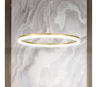 Ideal Lux Crown Integrated Led Pendant Ceiling Light Brass 4300Lm 3000K