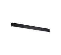 Ideal Lux Delta 110Cm Integrated Led Wall Lamp Black, 3000K