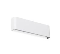 Ideal Lux Lighting Delta 30cm LED Flush Wall Lamp White 3000K