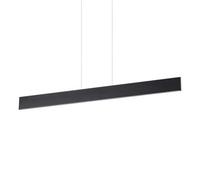 Desk Integrated LED Linear Ceiling Pendant Lamp 1 Light Black 3000K Netlighting Black One Size