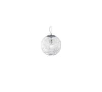Ideal Lux Nemo Single Light Small Ceiling Pendant In a Fade Chrome Finish