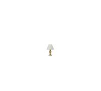Ideal Lux Dora 1 Light Small Table Lamp Antique Brass, E14