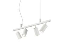 Ideal Lux Dynamite Indoor 4 Lights Spotlight Ceiling Pendant Lamp White, Gu10