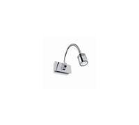 Ideal Lux Lighting Dynamo LED 1 Light Adjustable Wall Reading Lamp Nickel