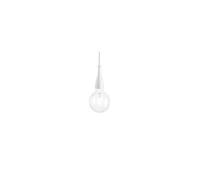 Ideal Lux Edison 1 Light Ceiling Pendant White, E27