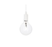 Edison 1 Light Ceiling Pendant White E27 Netlighting White One Size