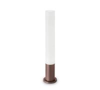 Ideal Lux Edo Outdoor Bollard Lamp 1 Light Coffee Ip44