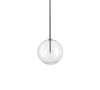 Ideal Lux Equinoxe 20Cm Globe Pendant Ceiling Light Chrome