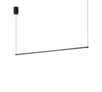 Ideal Lux Essence Integrated Led Pendant Ceiling Light Black 126Cm 3000K