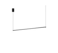 Ideal Lux Essence LED Bar Ceiling Pendant In Black Finish