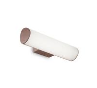 Ideal Lux Etere 3000K LED Flush Wall Light in a Coffee Brown Finish